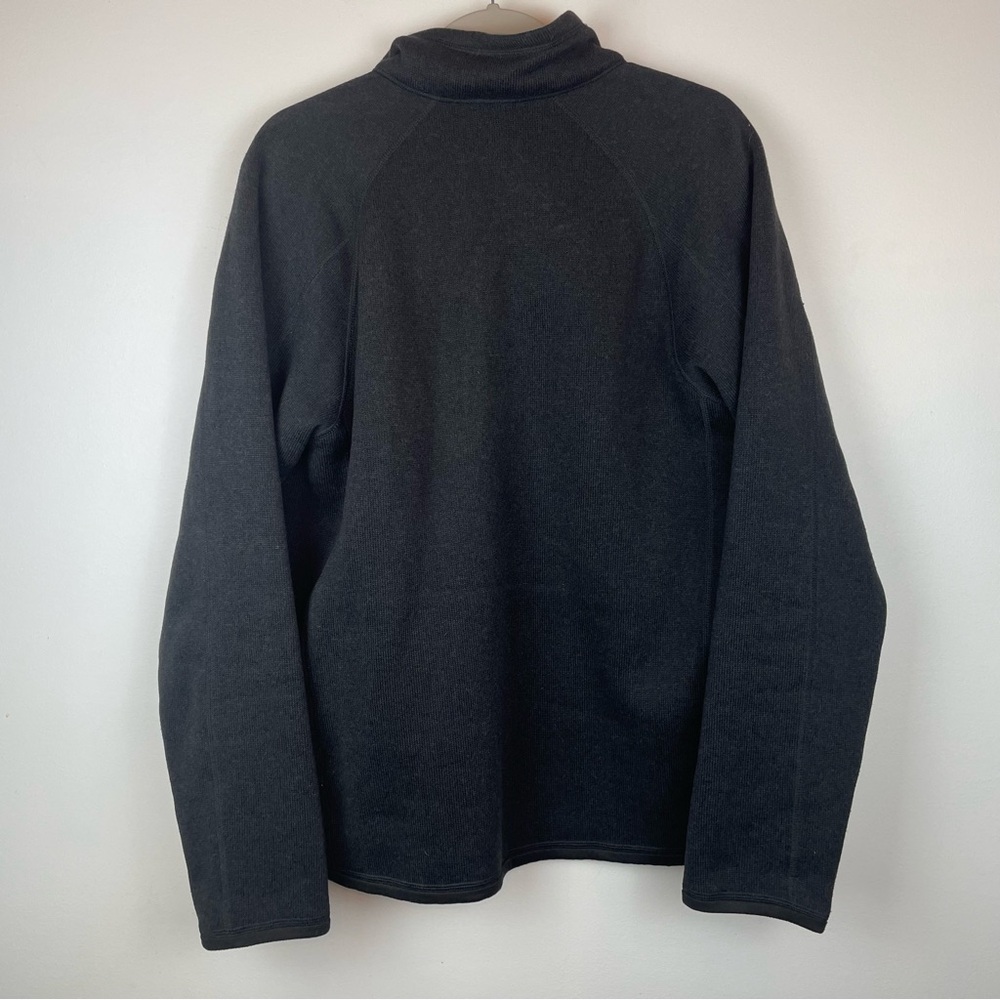 Patagonia Men’s Size Medium Half Zip Pullover Sweatshirt Charcoal Black Like New - Picture 2 of 5
